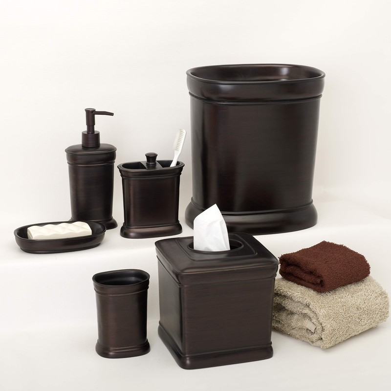 Zenith Products Marion Recipiente, Sujetador para Cepillo de Dientes, Bronce,