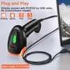 KUIIYER USB Barcode Scanner, 2D QR 1D Bar Code Scanners