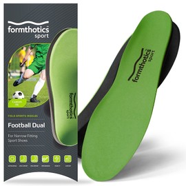 Formthotics Soccer Baseball Sports Insoles Ultra Light Football Dual S Lime/Charcoal