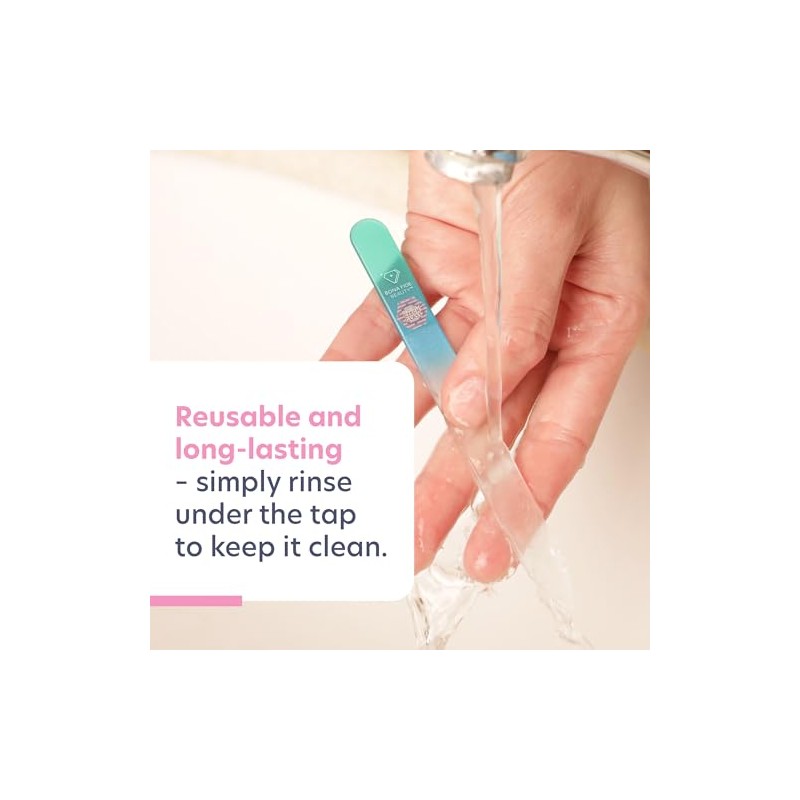 Bona Fide Beauty Double Sided Bohemian Crystal Czech Glass Nail