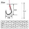 BAKSTORM Custom Replacement Hooks for Tie Lava Sharp No. 12