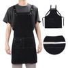 Nail Polish Apron Adjustable Nail Salon Kitchen Bib Aprons Cosmetic