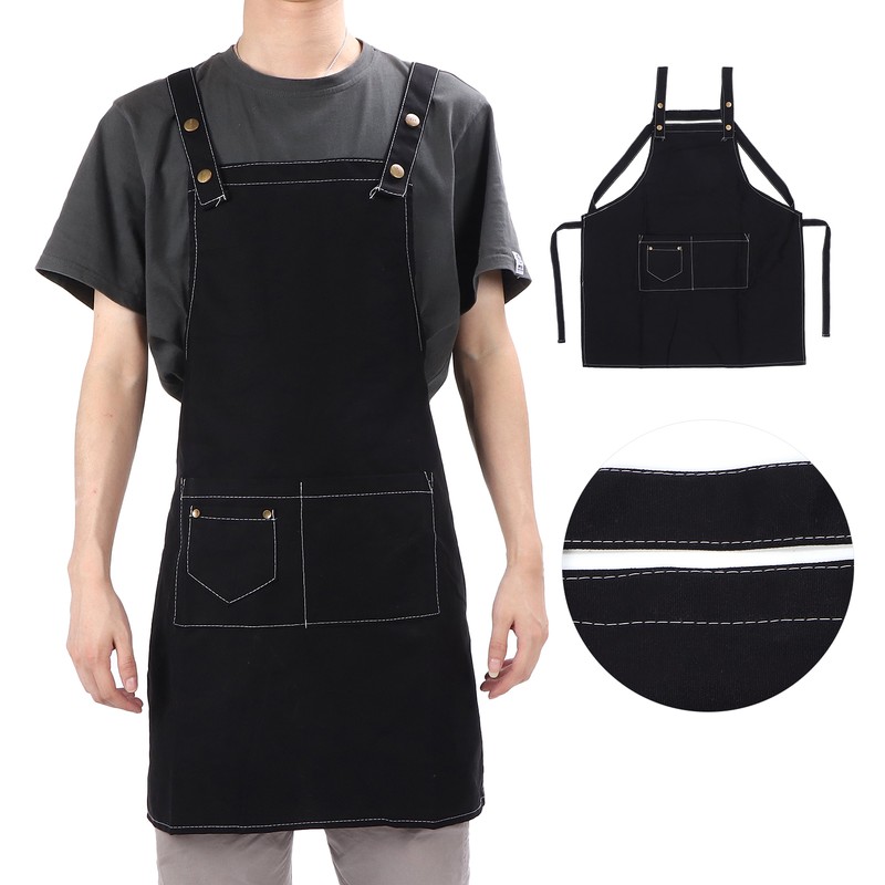 Nail Polish Apron Adjustable Nail Salon Kitchen Bib Aprons Cosmetic