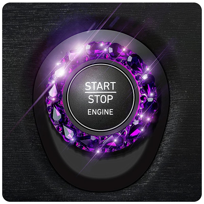 Blinglife Bling Car Accessories for Wowen,Car Engine Start Stop Button