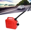 Gas Can 5L 1.3 Gallon ABS Leakage Free Red Portable