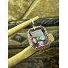 8ct Rainbow mystic Topaz 925 Solid Sterling Silver Pendant 20mm