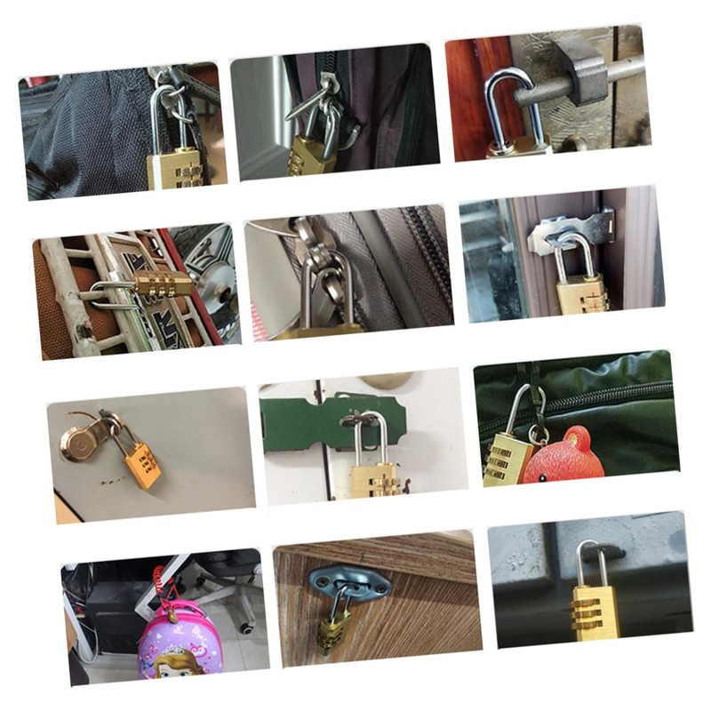 Sosoport Travel Door Lock 2pcs Digital Combination Luggage Locks Suitcase