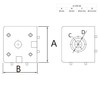 3-Way Cube Connector Corner Connector for Aluminium Profile 30 x