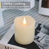 TECHLONG Flameless Candles Battery Operated with Timer, 3D Moving Flame