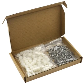 100 PCS Plastic Hinge Dowel Inserts with Screws,Hinge Expansion Dowels