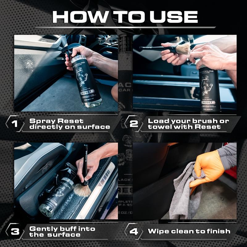 BLACKLINE RESET - Complete Interior Cleaner & Scent booster -