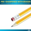1InTheOffice Pre Sharpened Pencils #2, Pencils with Eraser, 2 HB,