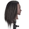 RUISIMEI Training Head 100% Real Hair Cosmetology Mannequin Head Mannequin