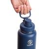 Takeya Actives Insulated Stainless Steel Water Bottle with Spout Lid,