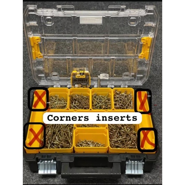 DEWALT Corner inserts for Dewalt TStak (Case Not Included )