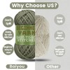 3x50g Beginners Olive Green Yarn, 260 Yards Olive Green Yarn