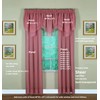Today's Curtain Emelia Original Voile Ascot 25", Mauve, 40" W