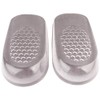 Plantillas de aumento de altura (negro, pequeño (2,5 cm de