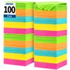 FIXSMITH Microfiber Cleaning Cloth, 100 Pack Shop Towels, Micro Fiber