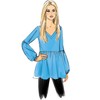 Butterick Patterns Misses' Loose-Fitting/Gathered Waist Pullover Tops With Bell Sleeves,