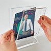 Azar Displays 104778 Slim Deluxe Acrylic Block Frame 8.5” x
