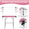APRILSOUL 36 Inch Pet Grooming Table for Small Dogs,Adjustable Height,Foldable,Anti-Slip
