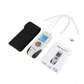 HT‑1890 Handheld Digital Manometer Differential Gauge Air Pressure Meter 11 Selectable Units