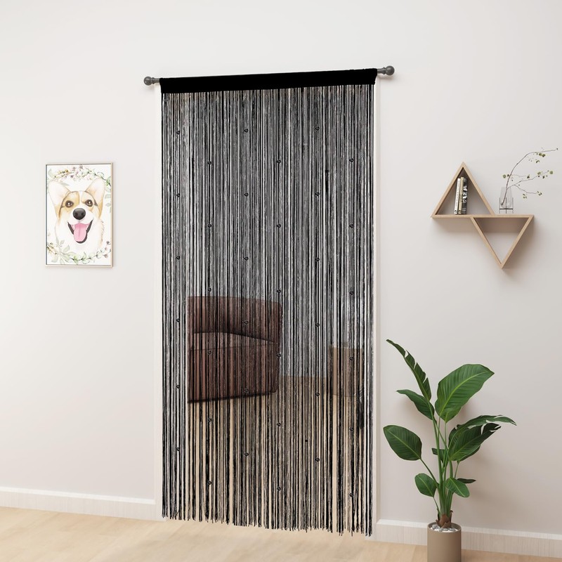 YIIBAII Beaded Curtain Beaded Curtains for Doorways Crystals Suitable for
