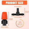 Sumalon 80PCS Adjustable Micro Spray Drip Irrigation Drippers