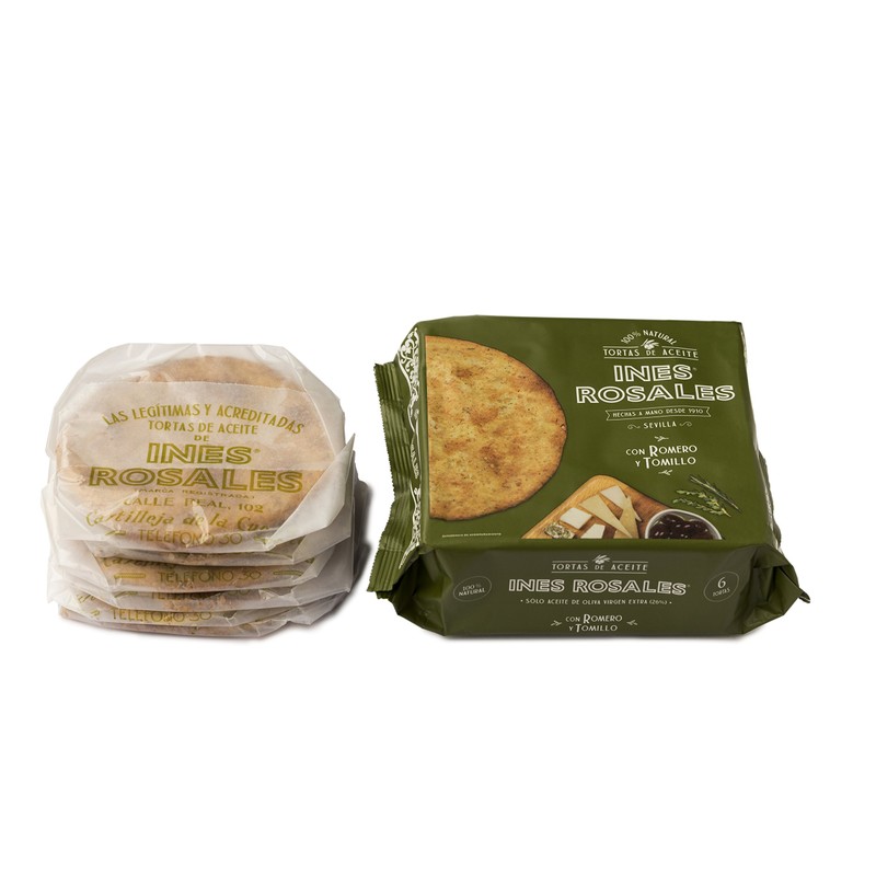 Ines Rosales Tortas, Savory Olive Oil, Rosemary and Thyme