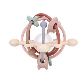 Bazzle Baby Teething Toys Rattle for Baby 0-6 Months Infants, Baby Chew Toys for Sucking Needs, Silicone Sensory Teething Pacifiers for Baby, Baby Teether Toy 6 to 12 Months Baby Gift (Solar System)