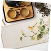 SHOWERORO Vintage Chinese Tea Towel Fleece Hand Towel Tea Napkin