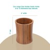 The Pretty Turtle Bamboo Kitchen Counter Utensil Crock Holder Caddy