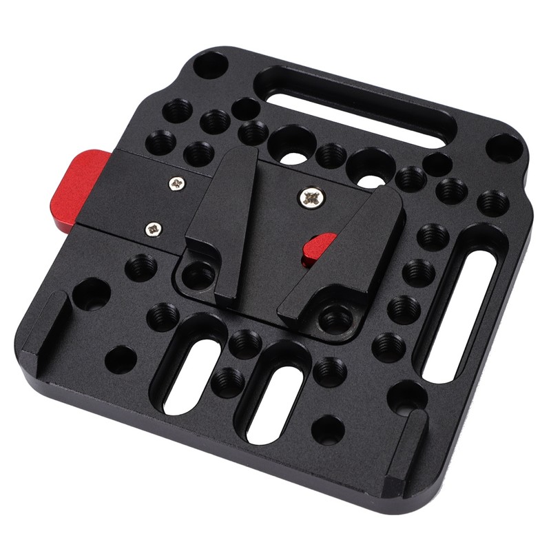 V Lock Assembly Quick Release External Battery Plate Camera Accessory