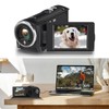 Video Camera Camcorder, 2.7K 50MP Digital Camera Recorder 16X Digital