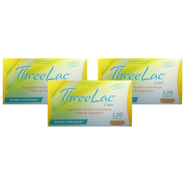 Global Health Trax Threelac Caps Probiotic Capsules 3pk