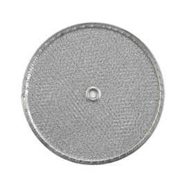 HASMX 9-1/2" Round Range Hood Filter With Grommet Hole 1/2" Vent Aluminum Grease Filter, Grease Catching Filter Replacement for Range Hoods Replaces Part Number 8501G (2)