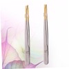 Ipetboom 2sets Elegant Eyebrow Tweezers Clamps Flat Oblique Mouth for