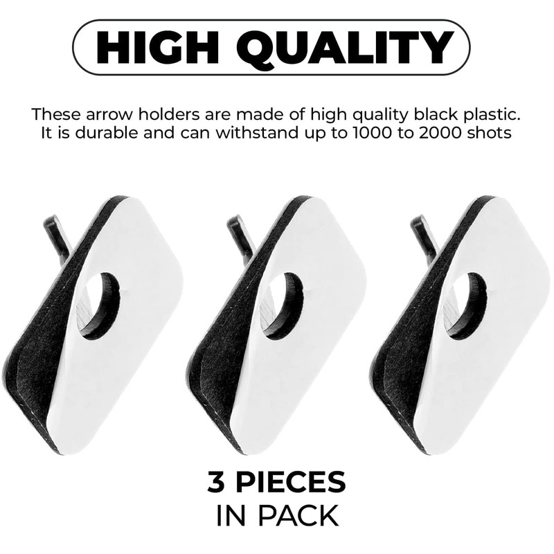 Arrow Rest for Compound Bows - 3Pcs Plastic Bow and