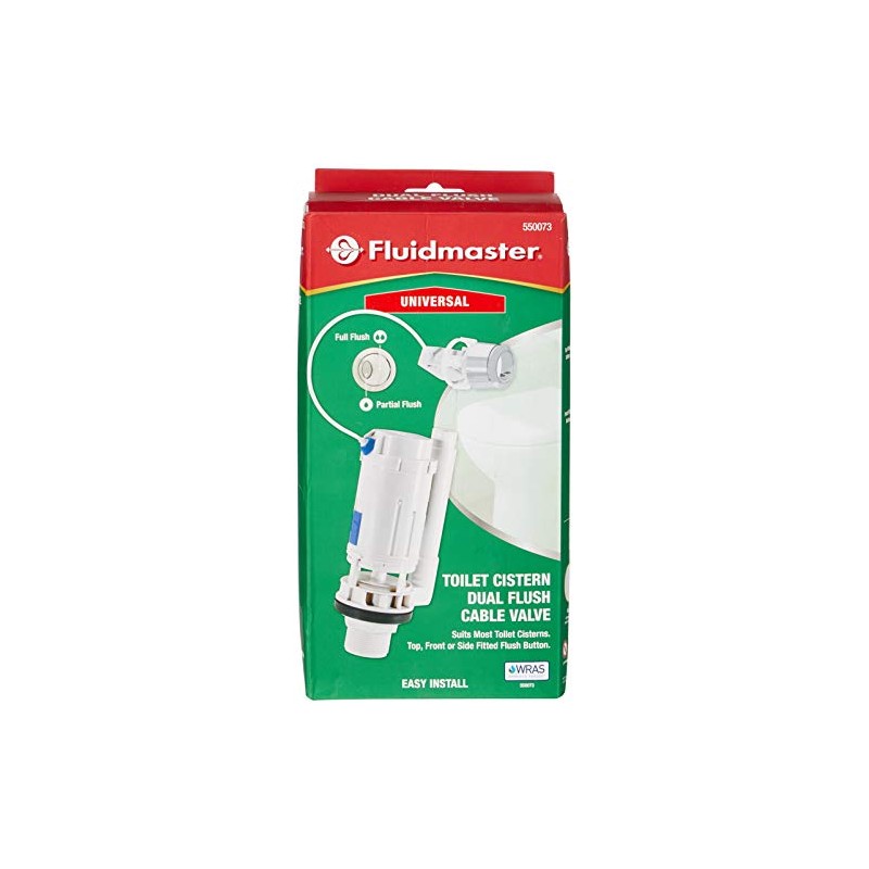 Fluidmaster 550073 550 Flush Valve WC, White