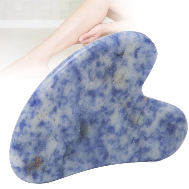 Multifunction Gua Sha Board Heart Shaped Smoothing Surfaces Facial Body
