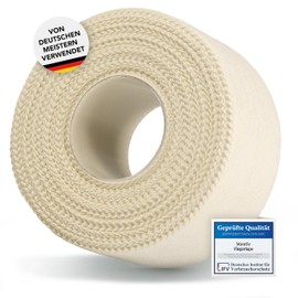 Mantle Finger Tape 3.8 cm x 10 m 3 Rolls White Climbing Bouldering Martial Arts Volleyball Handball Basketball Strength Sports Tape