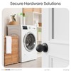 HOSOM 2 Pack Dummy Door Knob Matte Black Dummy Door