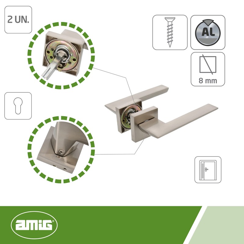 Amig - Door Handle Set - Mod. ZAHORA - 52