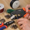 IWISS IWS-0520B Ratcheting Type, Giboshi Terminal, Precision Simultaneous Crimping Pliers,