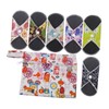 LALAFINA 2 Sets 7pcs Libra Pads Reusable Sanitary Pads Washable