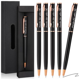 Wincredulous Thank You Gifts Small Thank You Pen Gift Ballpoint Pen with Gift Box, Farewell Gift Colleagues Teacher Teacher Classmate Girlfriend Gift Exam Gift