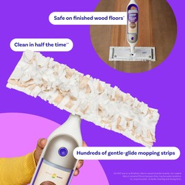 Swiffer PowerMop Wood Mopping Pad Refills for Floor Cleaning, 11 Count