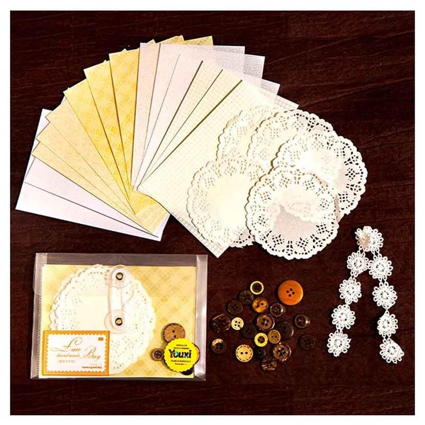 Vilikya 50Pcs Aesthetic Textured Scrapbook Paper Journaling Scrapbooking Supplies Kit,