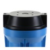 Hydronix HF2-10BLBK38, 10" Blue Housing with Black Flat Cap For